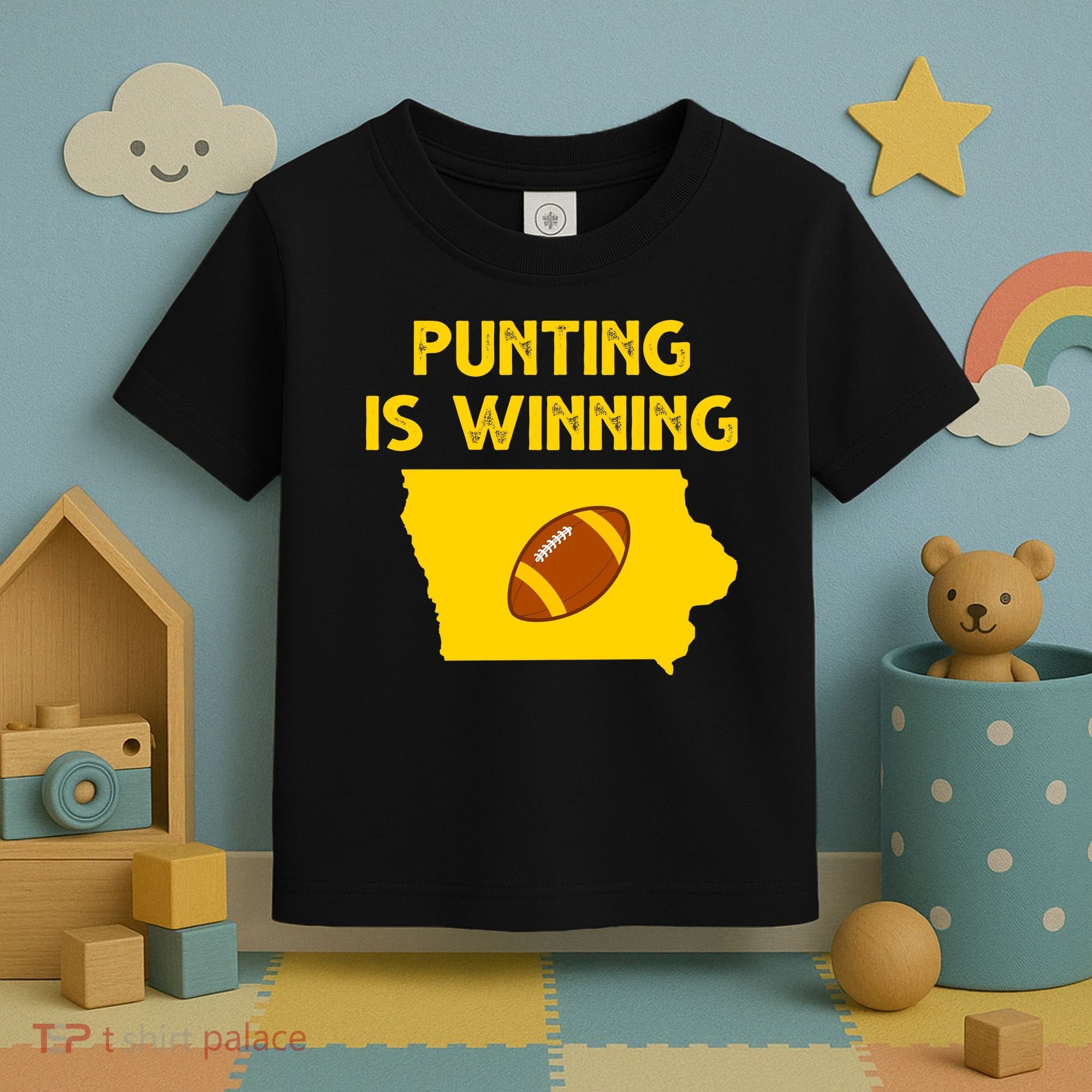 Punting Is Winning Iowa Football Toddler T-Shirt