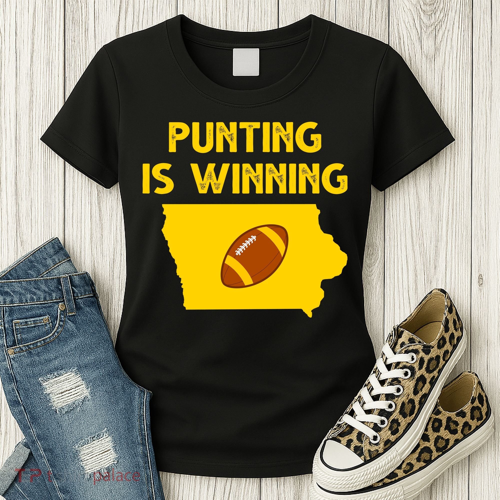 Punting Is Winning Iowa Football Women's T-Shirt