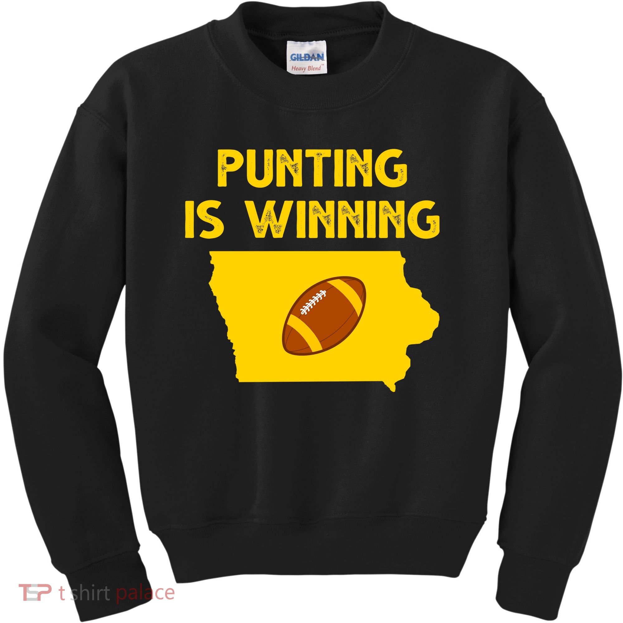 Punting Is Winning Iowa Football Kids Sweatshirt