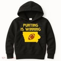 Punting Is Winning Iowa Football Kids Hoodie thumb 0