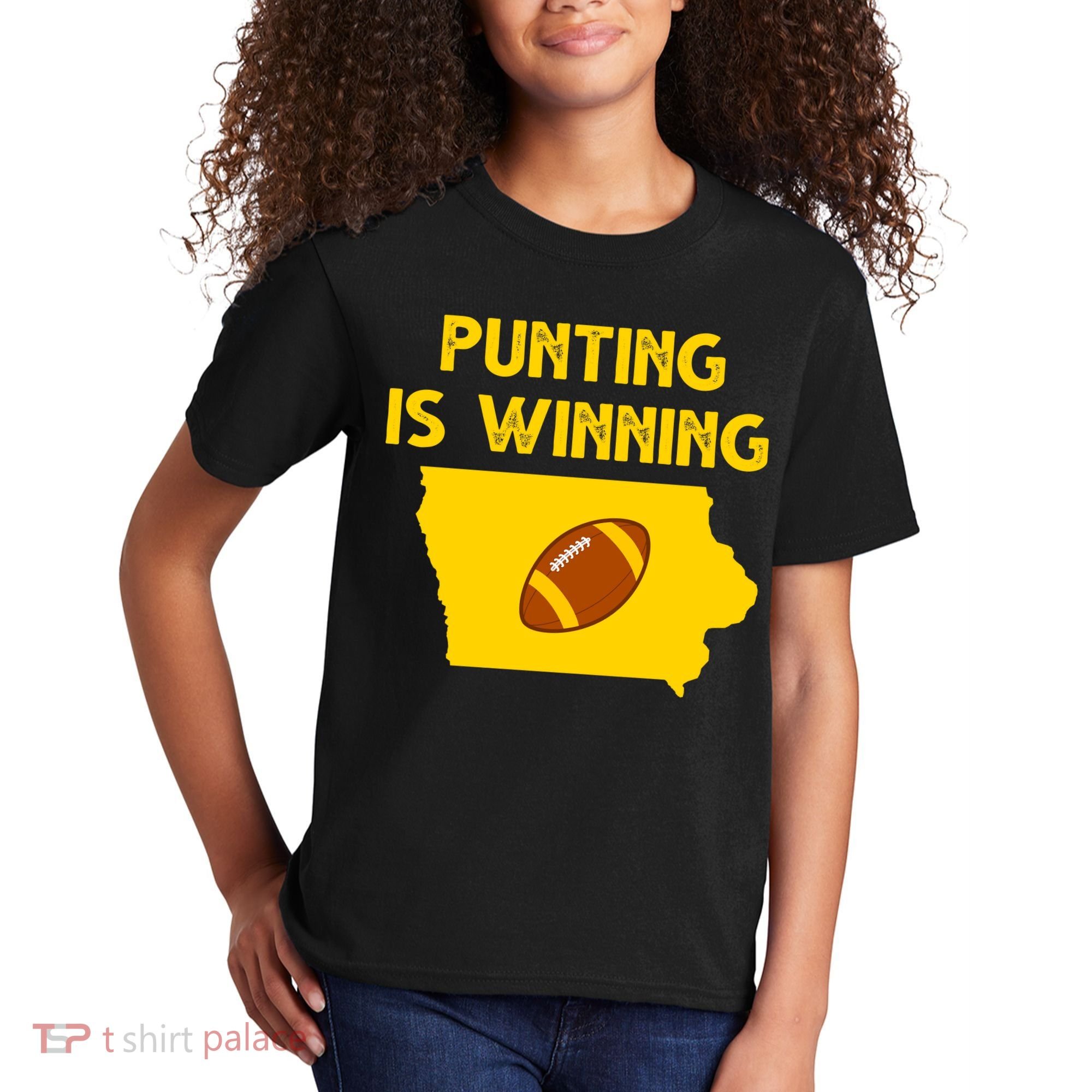 Punting Is Winning Iowa Football Kids T-Shirt