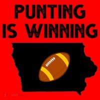 Punting Is Winning Iowa Football Santa Hat thumb 1
