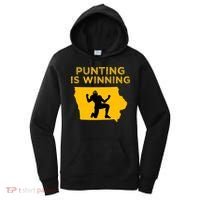 Punting Is Winning Iowa I Cheer For The Punter Women's Hoodie thumb 0