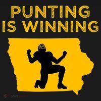 Punting Is Winning Iowa I Cheer For The Punter Women's Hoodie thumb 2