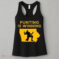 Punting Is Winning Iowa I Cheer For The Punter Women's Tank Top thumb 3