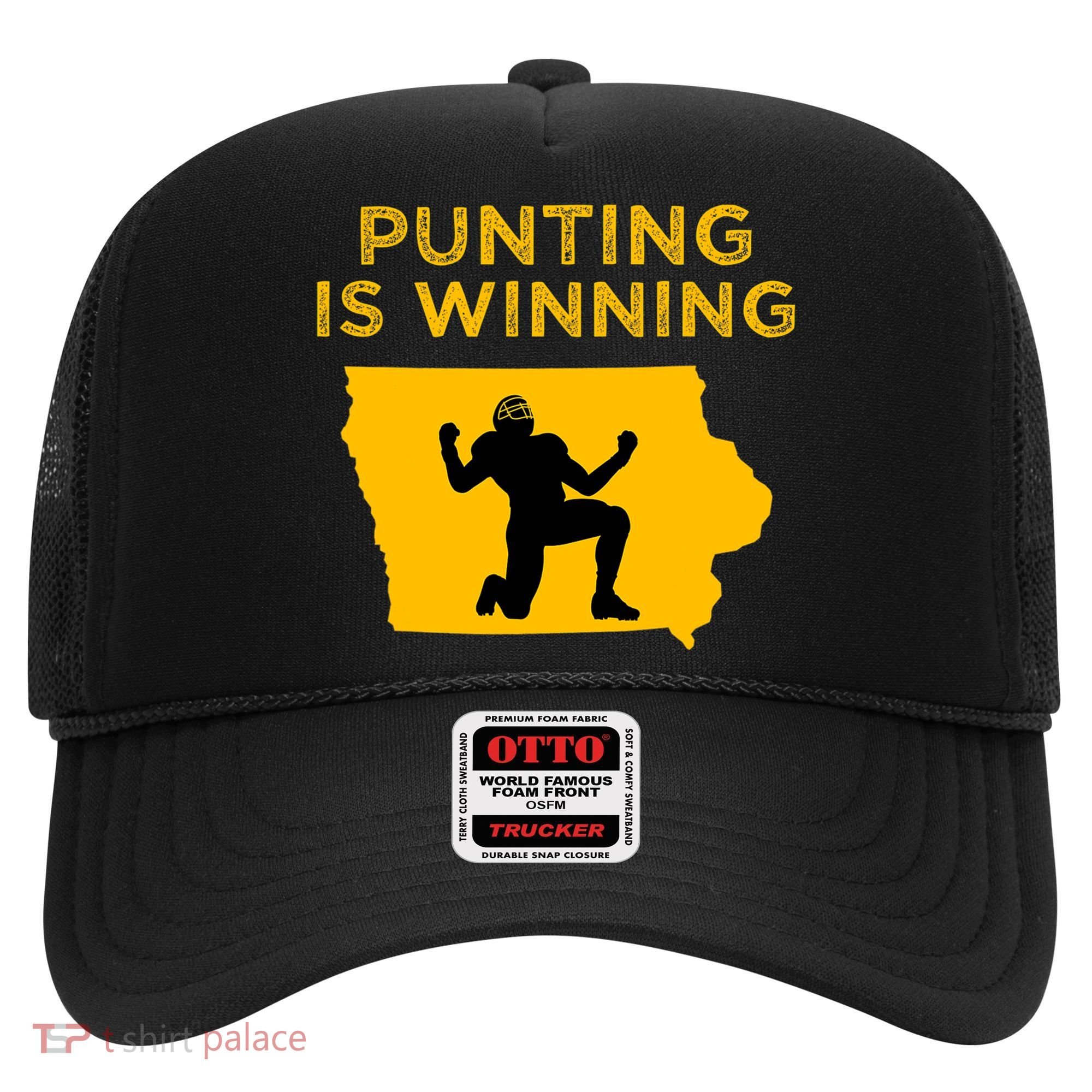 Punting Is Winning Iowa I Cheer For The Punter Hat