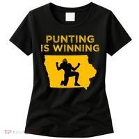Punting Is Winning Iowa I Cheer For The Punter Women's T-Shirt thumb 0