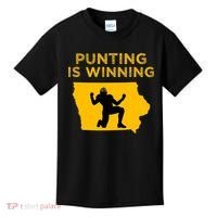 Punting Is Winning Iowa I Cheer For The Punter Kids T-Shirt thumb 0