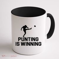 Punting Is Winning Football Lover Coffee Mug thumb 1