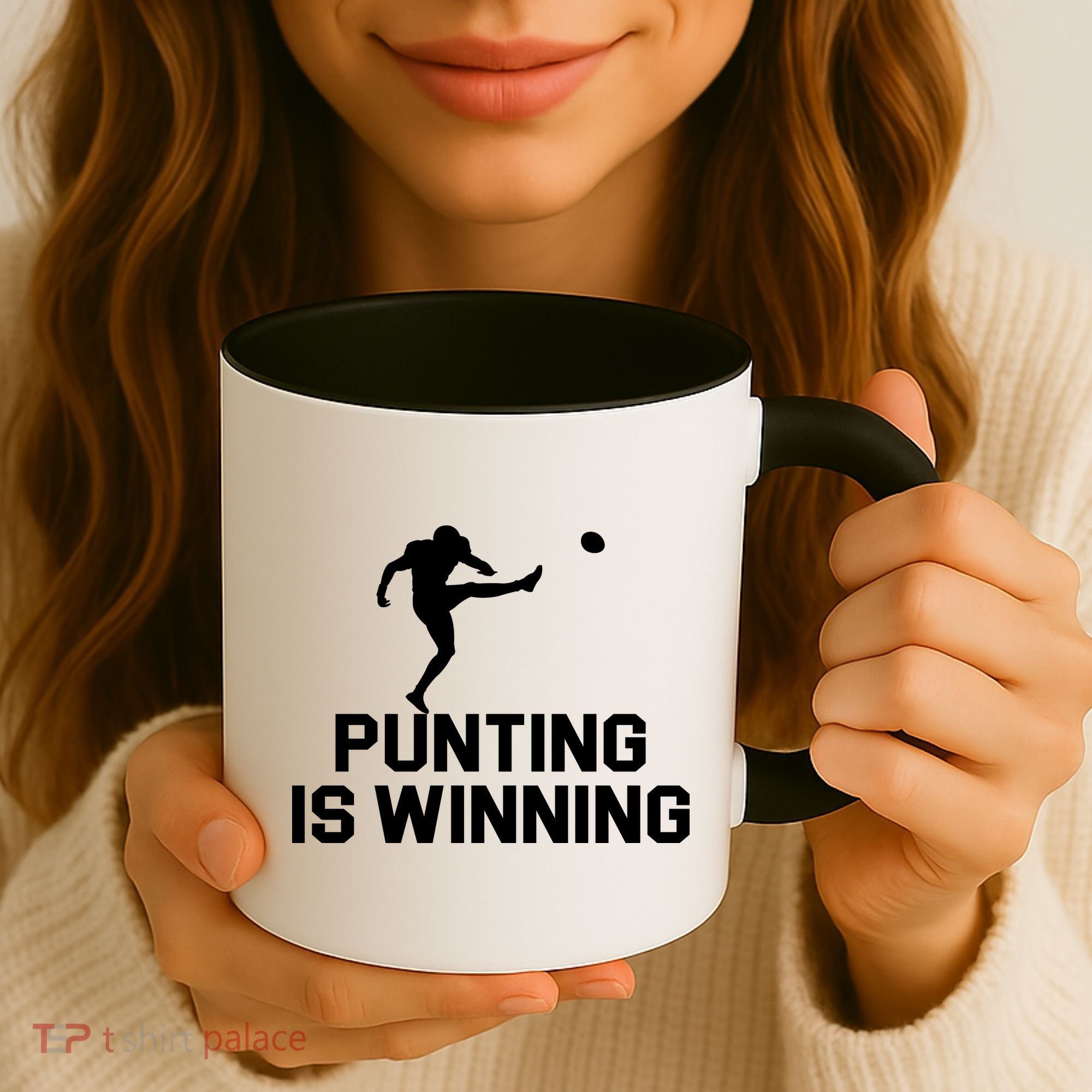 Punting Is Winning Football Lover Coffee Mug
