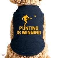Punting Is Winning Football Lover Doggie Tank thumb 0
