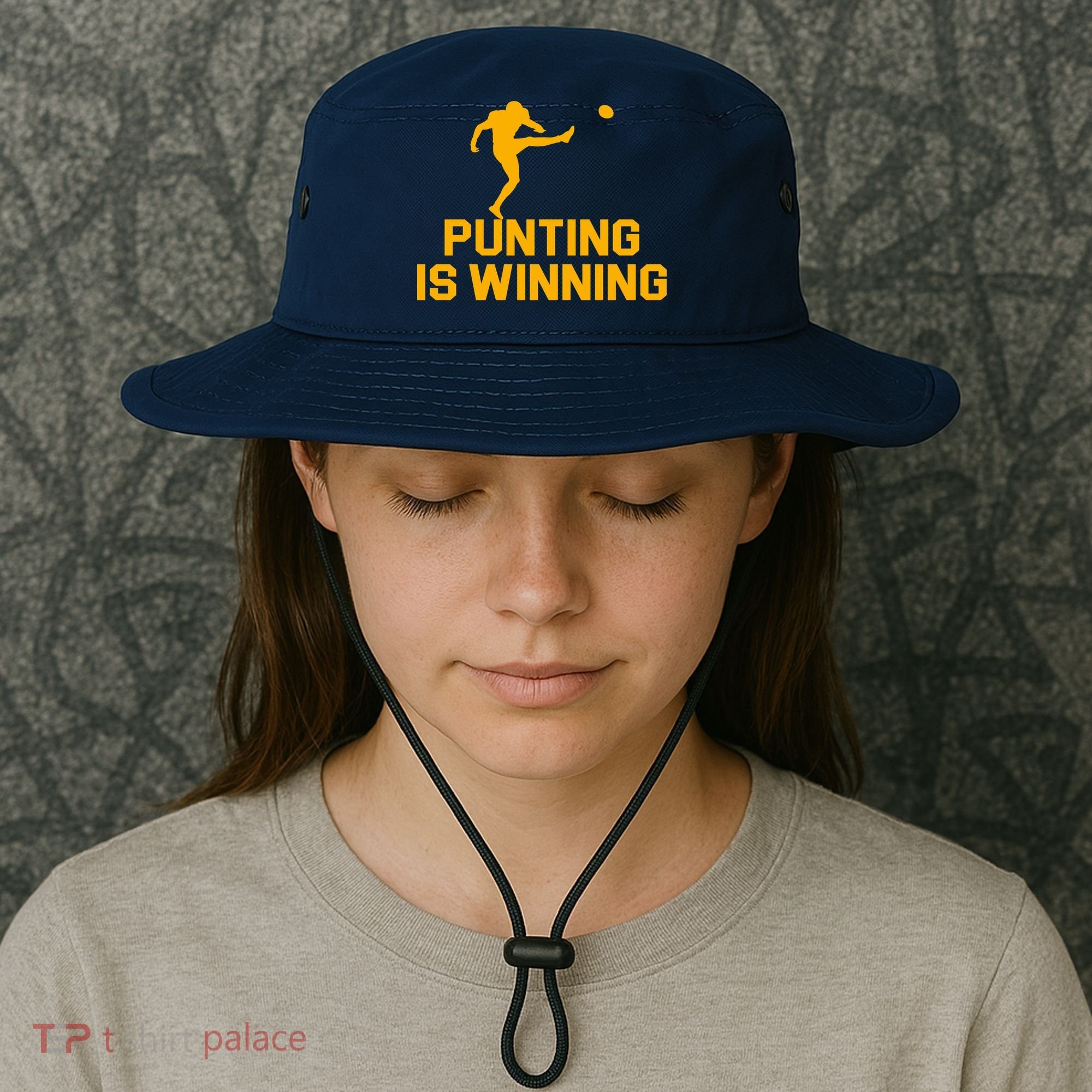 Punting Is Winning Football Lover Bucket Hat