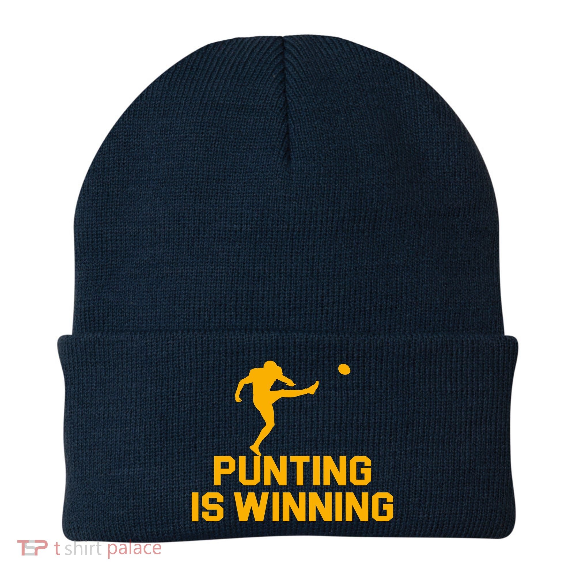 Punting Is Winning Football Lover Beanie