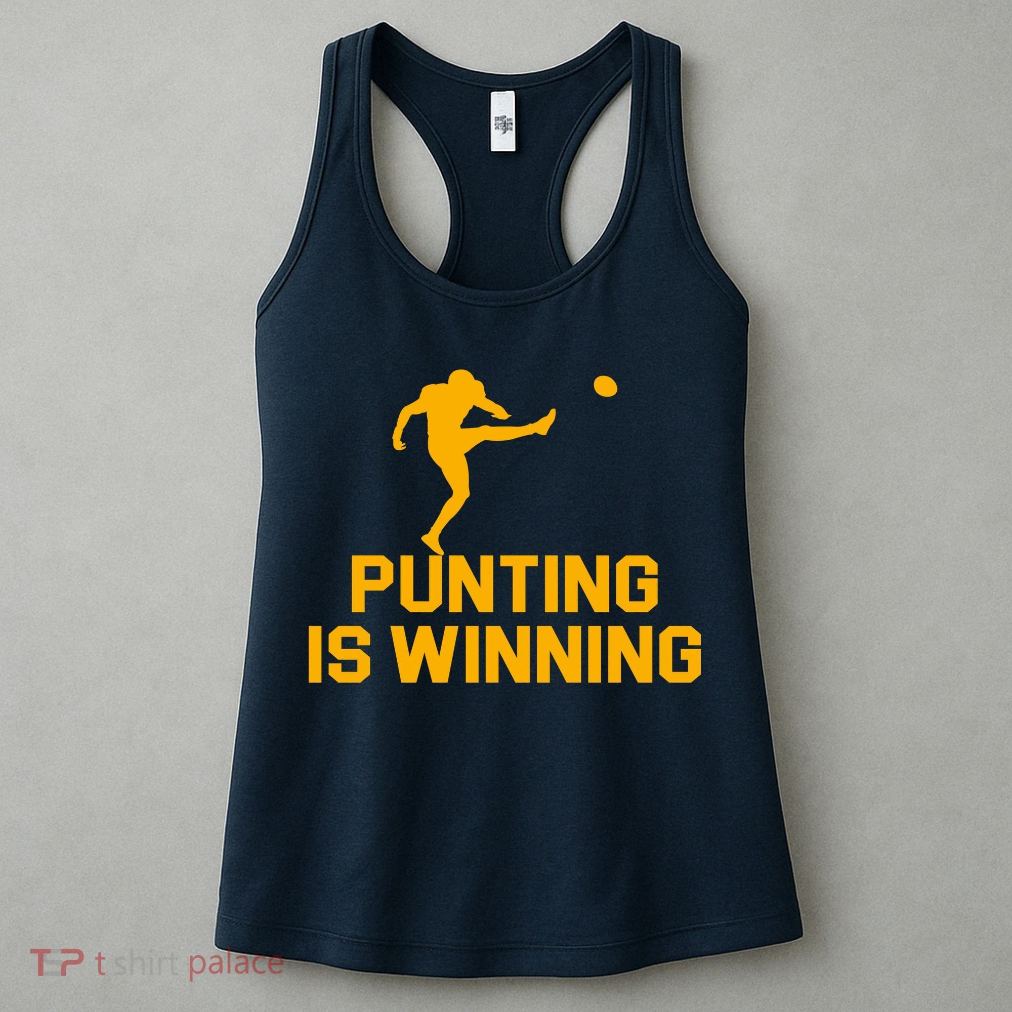 Punting Is Winning Football Lover Women's Tank Top
