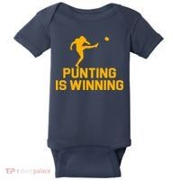 Punting Is Winning Football Lover Baby Bodysuit thumb 0