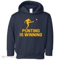 Punting Is Winning Football Lover Toddler Hoodie thumb 0