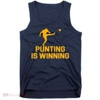Punting Is Winning Football Lover Tank Top thumb 0