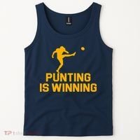 Punting Is Winning Football Lover Tank Top thumb 2