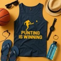 Punting Is Winning Football Lover Tank Top thumb 4