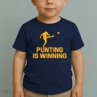 Punting Is Winning Football Lover Toddler T-Shirt thumb 2