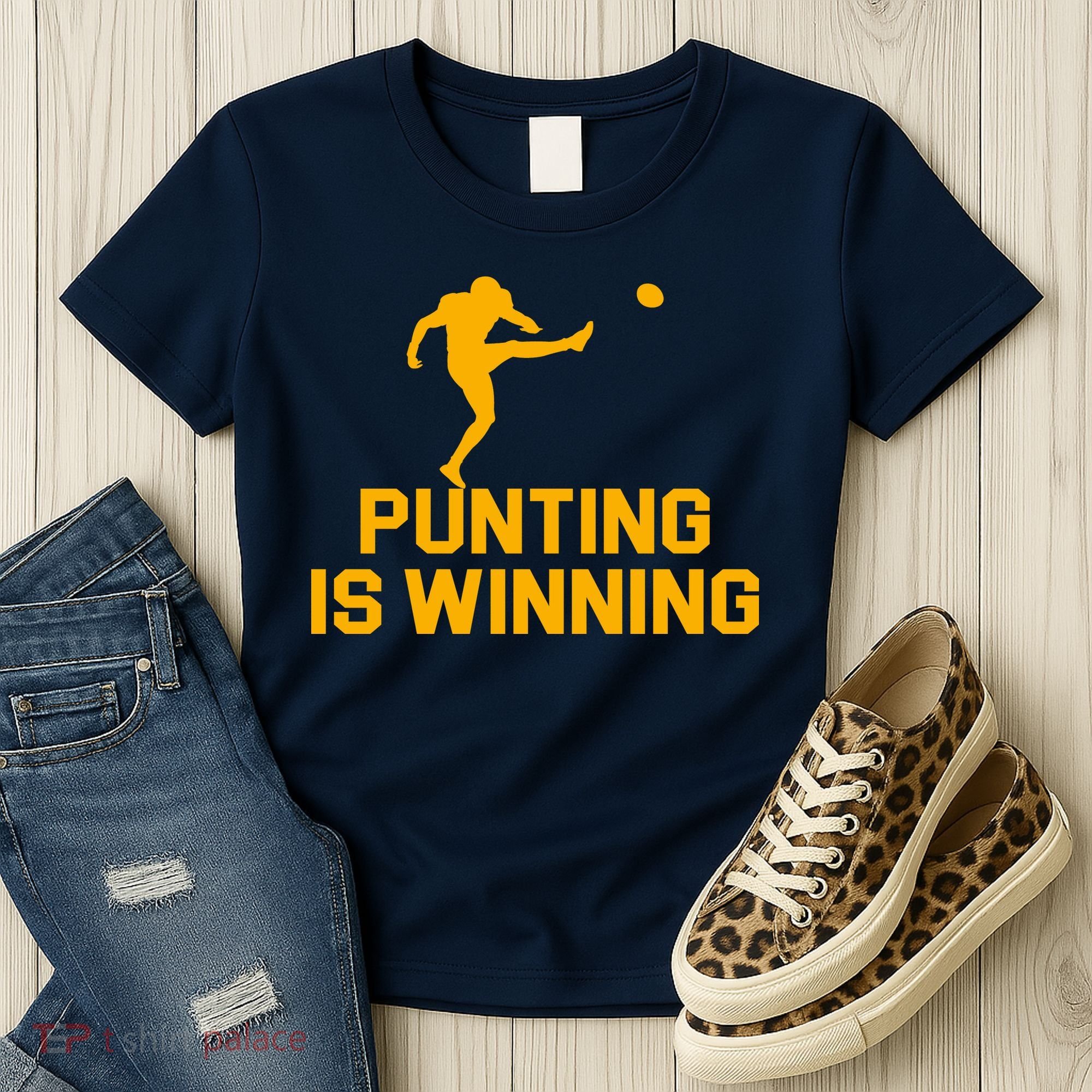 Punting Is Winning Football Lover Women's T-Shirt