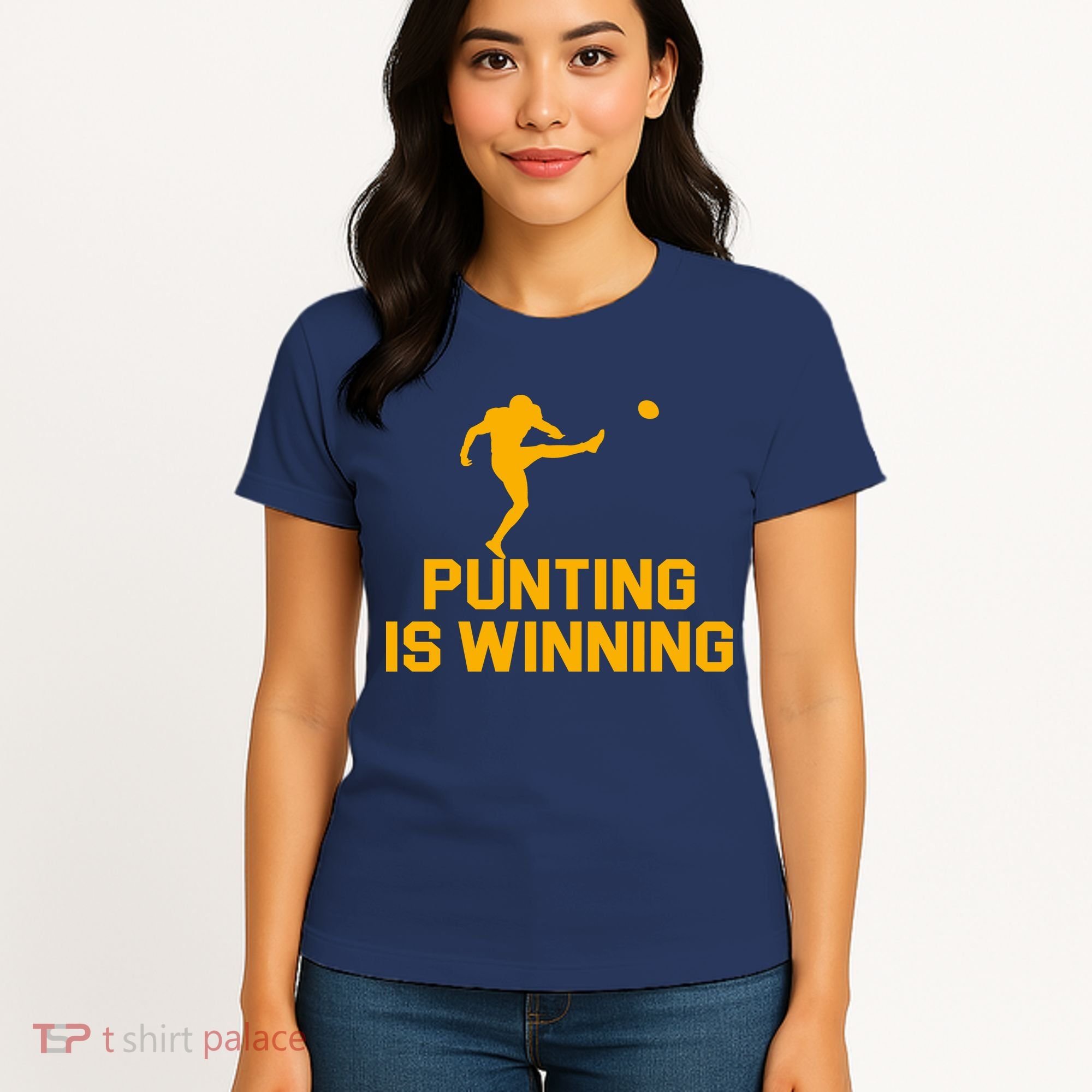 Punting Is Winning Football Lover Women's T-Shirt