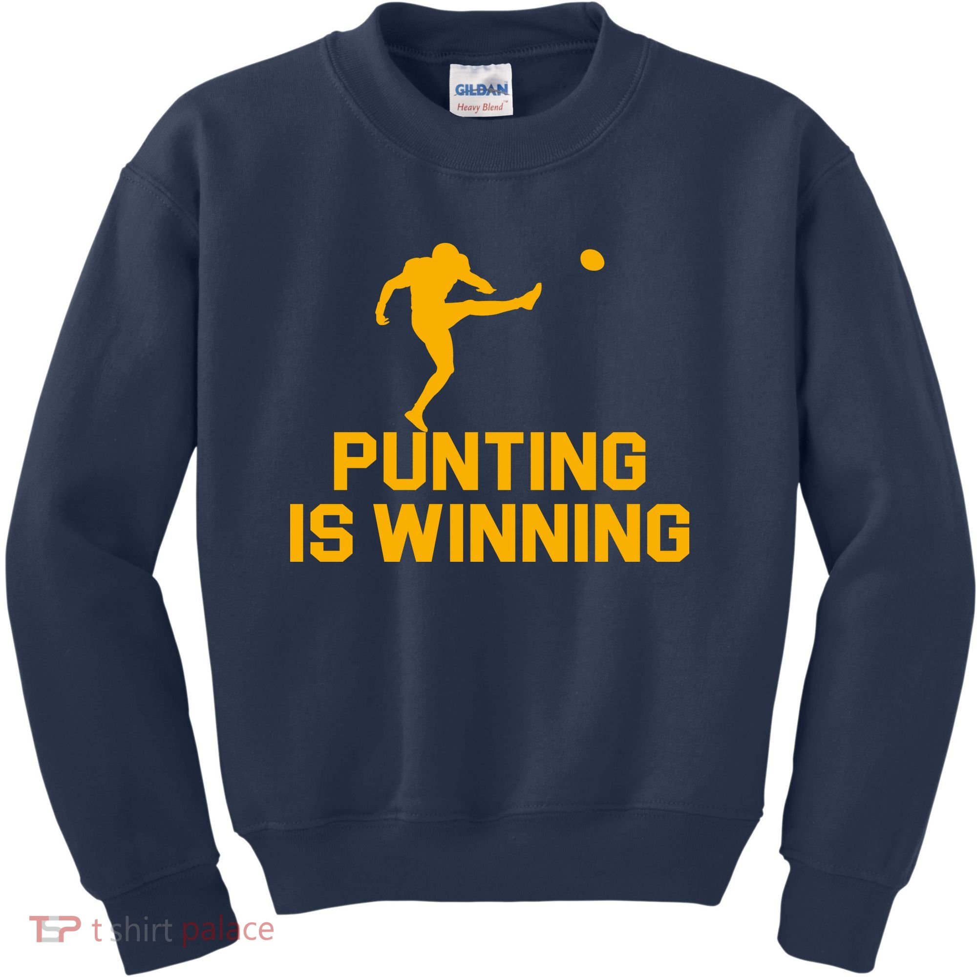 Punting Is Winning Football Lover Kids Sweatshirt