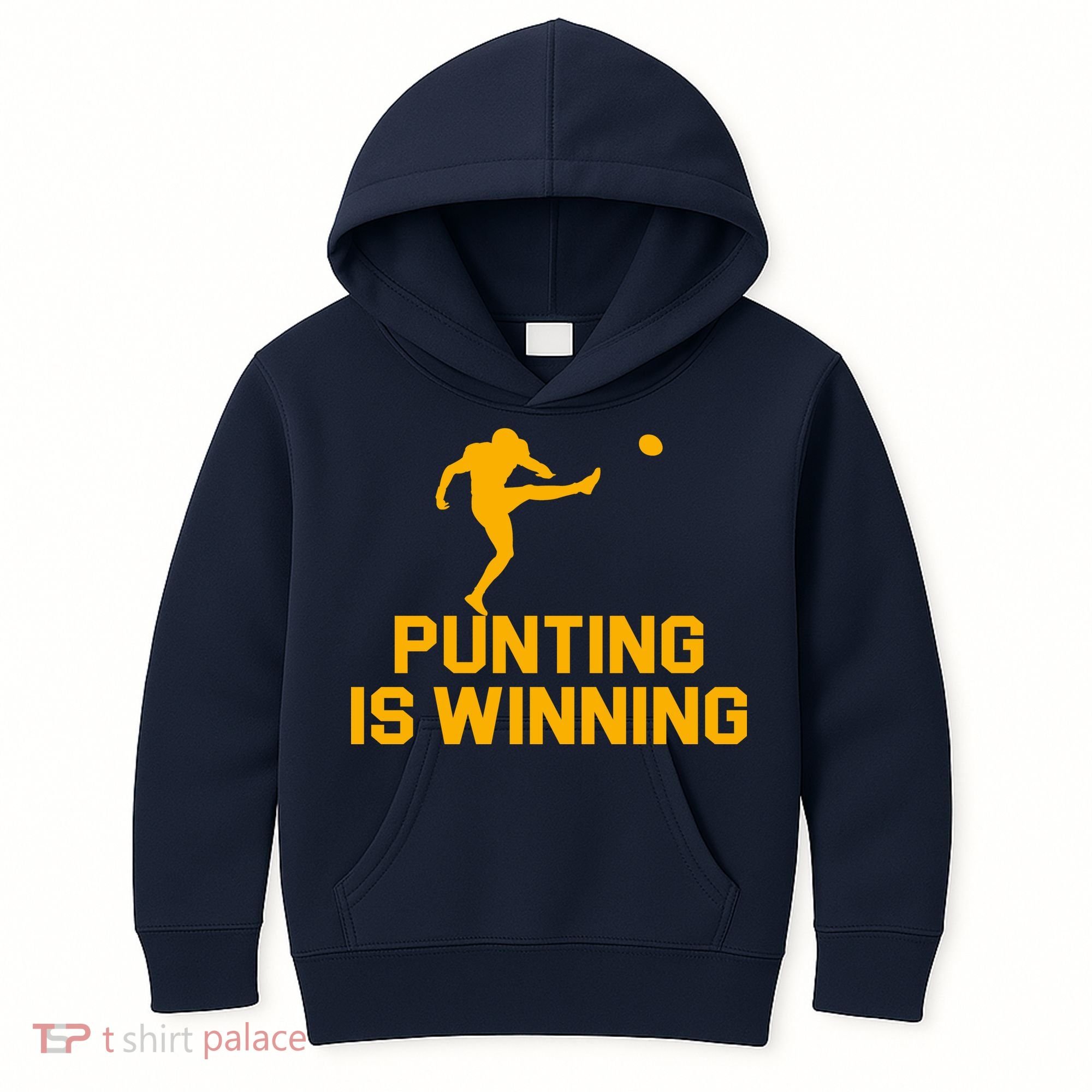 Punting Is Winning Football Lover Kids Hoodie