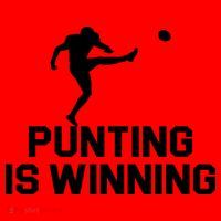 Punting Is Winning Football Lover Santa Hat thumb 1