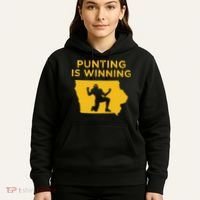 Punting Is Winning Iowa I Cheer For The Punter Hoodie thumb 5