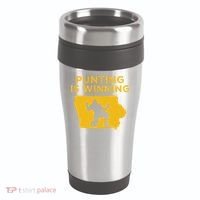 Punting Is Winning Iowa I Cheer For The Punter 16oz Travel Tumbler thumb 0
