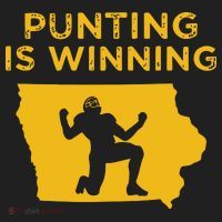 Punting Is Winning Iowa I Cheer For The Punter 24oz Duet Stainless Steel Tumbler thumb 2