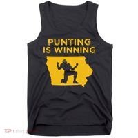Punting Is Winning Iowa I Cheer For The Punter Tank Top thumb 0