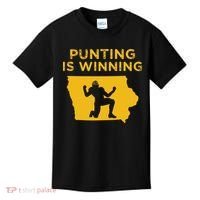 Punting Is Winning Iowa I Cheer For The Punter Kids T-Shirt thumb 0