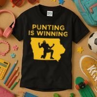 Punting Is Winning Iowa I Cheer For The Punter Kids T-Shirt thumb 3
