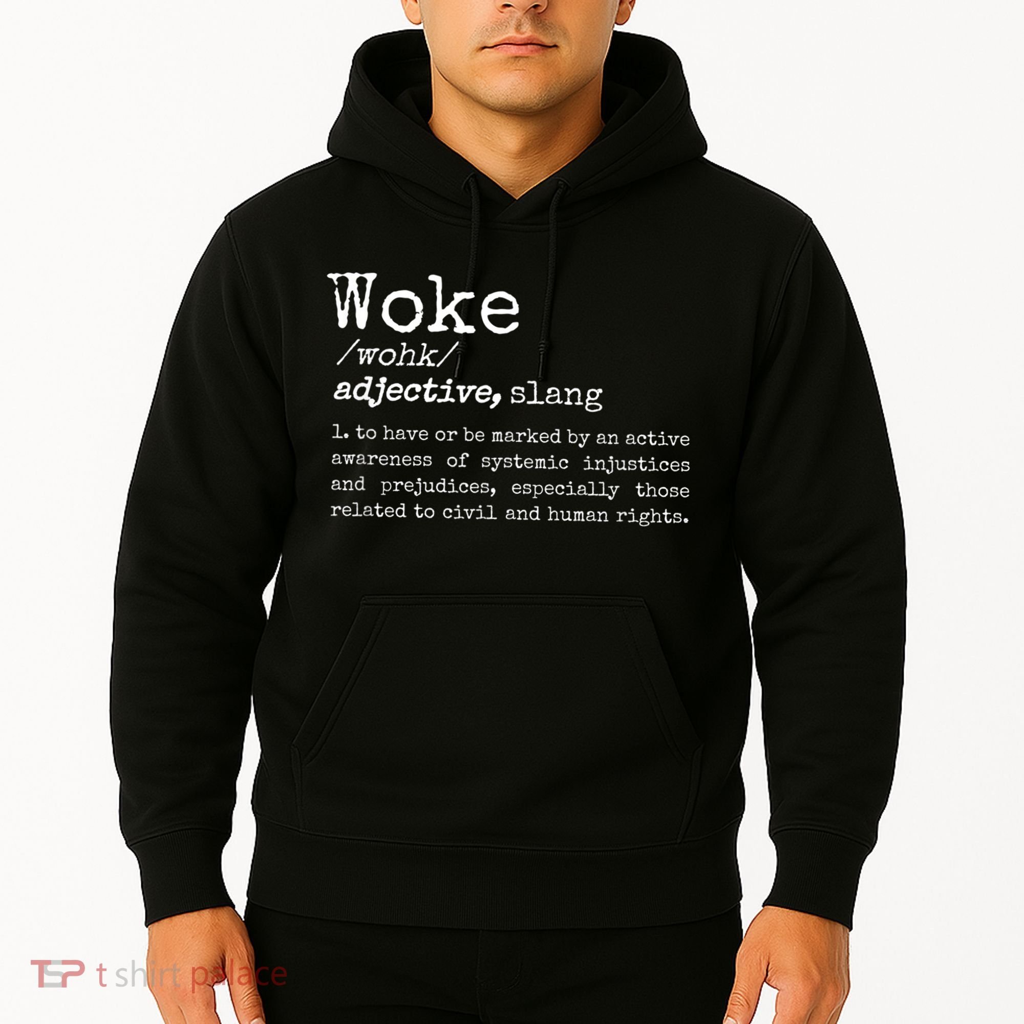 Politically Informed Woke Meaning Dictionary Definition Woke Hoodie