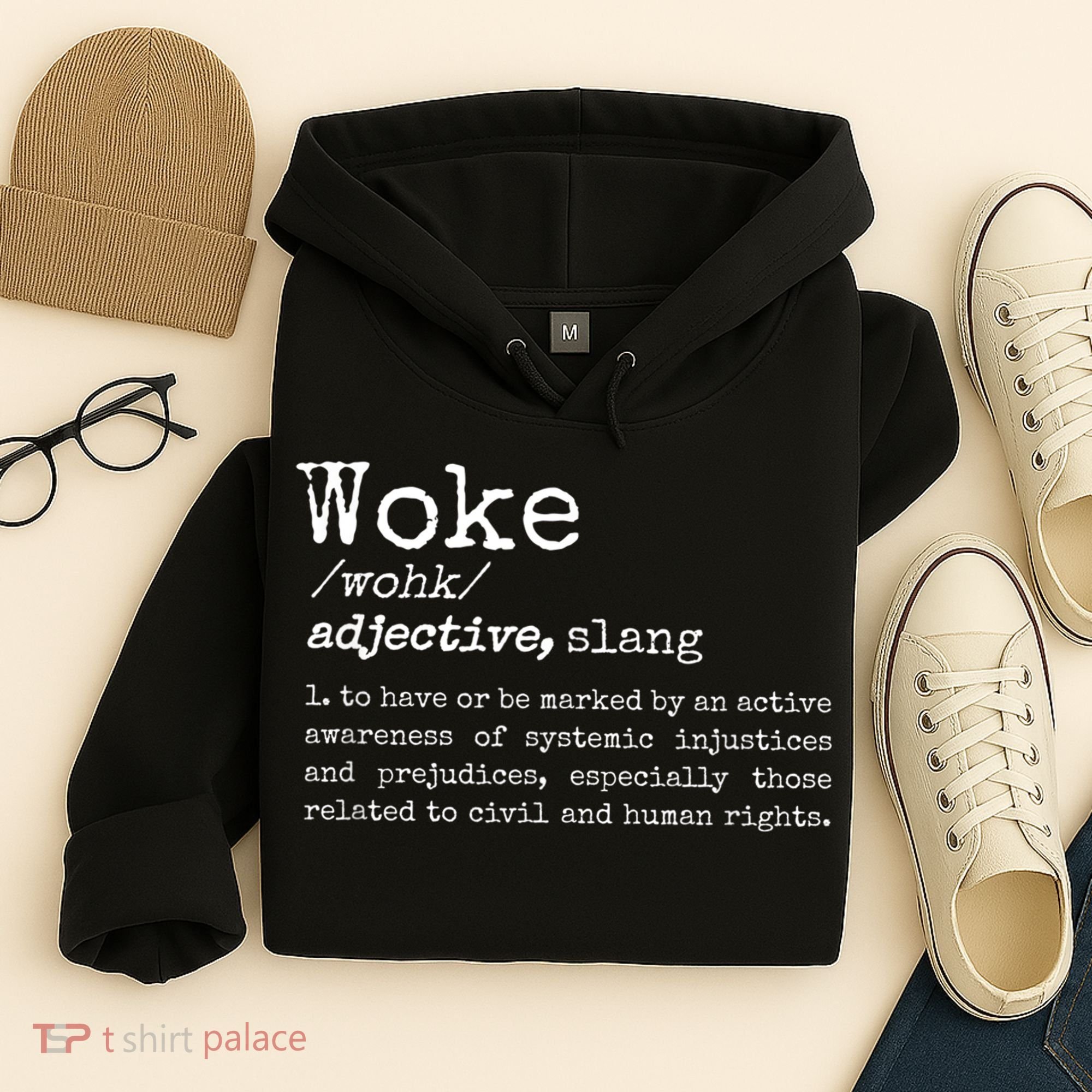Politically Informed Woke Meaning Dictionary Definition Woke Hoodie