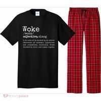 Politically Informed Woke Meaning Dictionary Definition Woke Pajama Set thumb 0