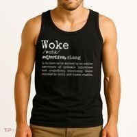 Politically Informed Woke Meaning Dictionary Definition Woke Tank Top thumb 3