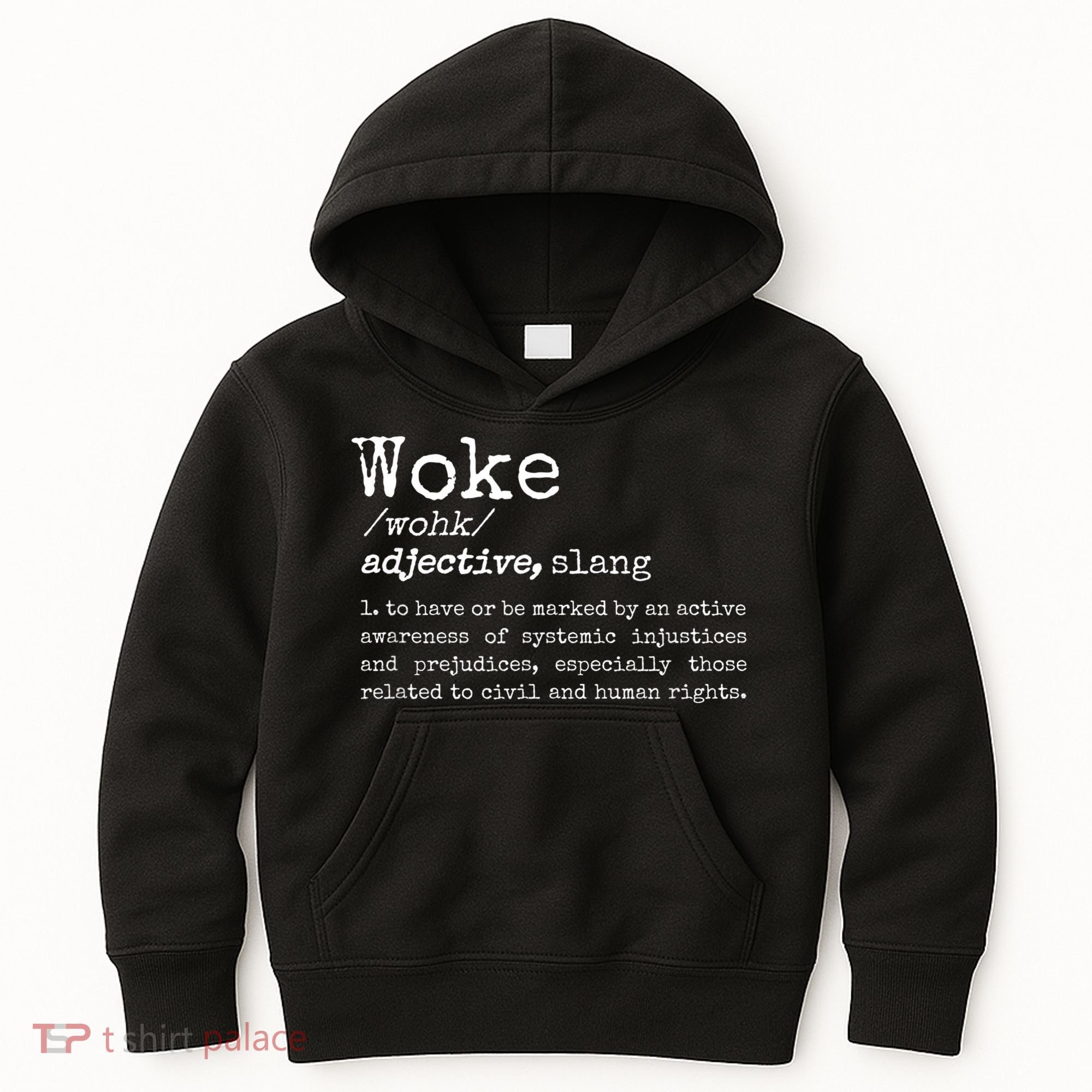 Politically Informed Woke Meaning Dictionary Definition Woke Kids Hoodie