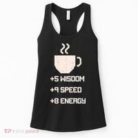 Pixel Coffee Power Up Wisdom Speed Energy Women's Tank Top thumb 0
