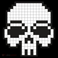 Pixel Video Game Death Skull Bucket Hat thumb 4