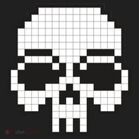 Pixel Video Game Death Skull Hat thumb 2