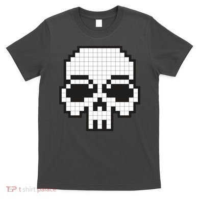 Pixel Video Game Death Skull T-Shirt