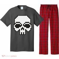 Pixel Video Game Death Skull Pajama Set thumb 0
