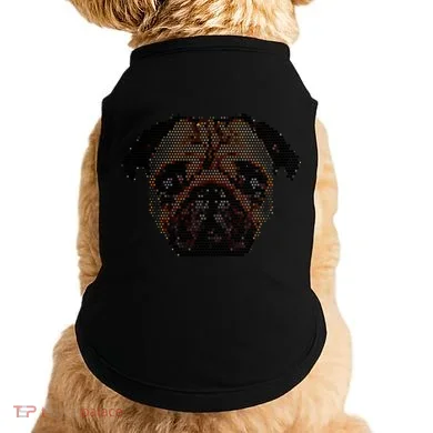 Pixelated Pug Dog Doggie Tank