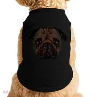 Pixelated Pug Dog Doggie Tank thumb 0