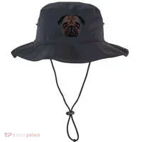 Pixelated Pug Dog Bucket Hat thumb 0
