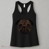 Pixelated Pug Dog Women's Tank Top thumb 3