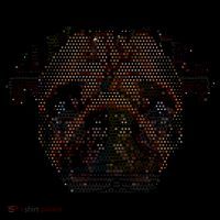 Pixelated Pug Dog Toddler Hoodie thumb 2